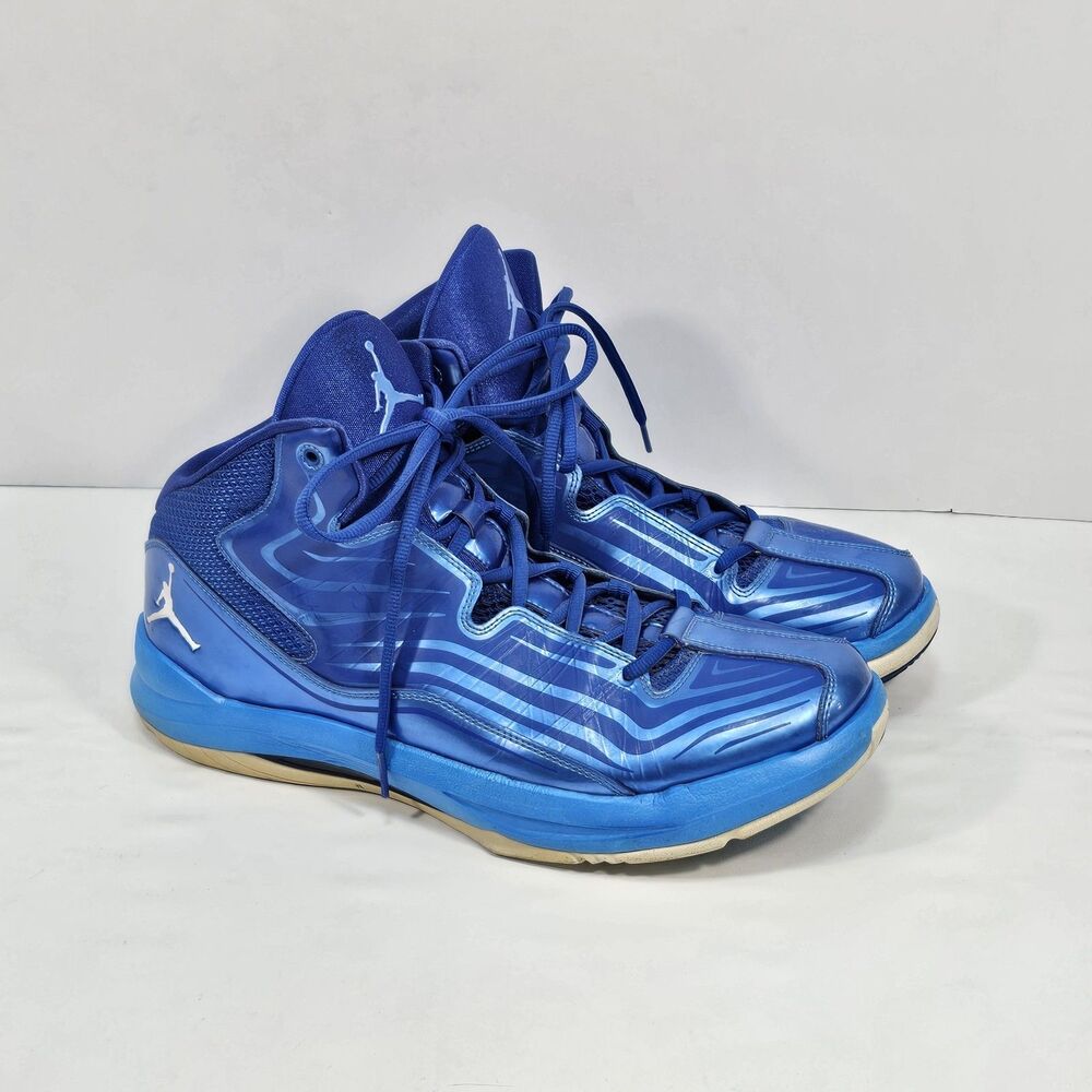Nike Air Jordan Aero Mania Game Royal Blue Basketball Shoes Size 12 552313-405